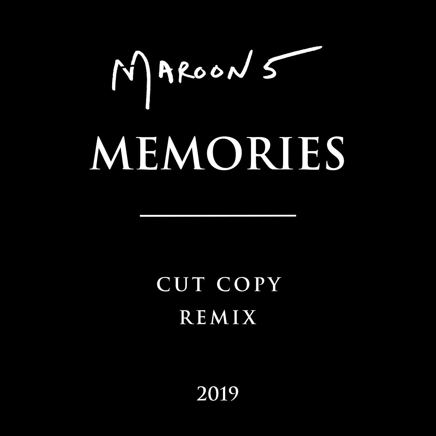 Maroon 5 - Memories (Cut Copy Remix)