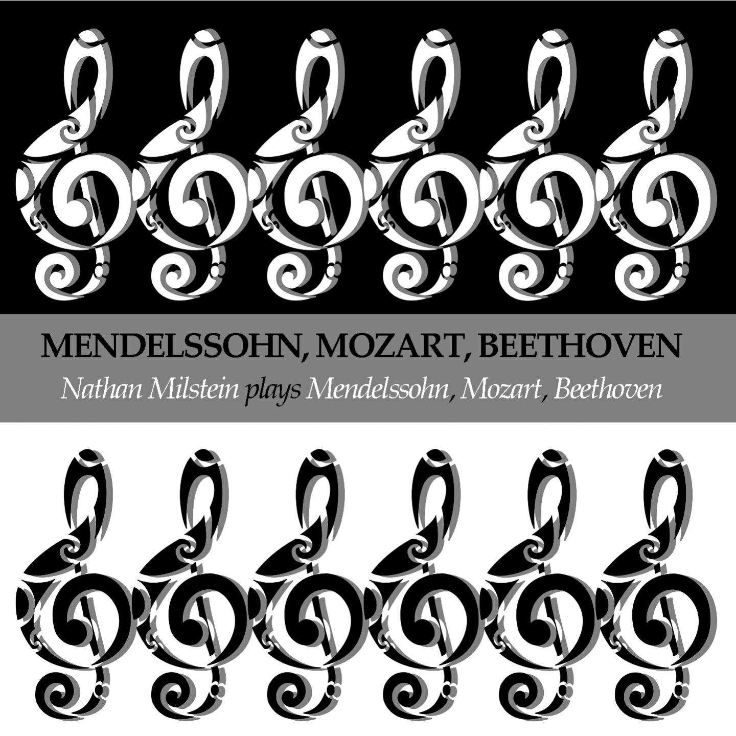 Nathan Milstein - Sonata for Piano and Violin, No. 17, in C KV 296 : II. Andante Sostenuto