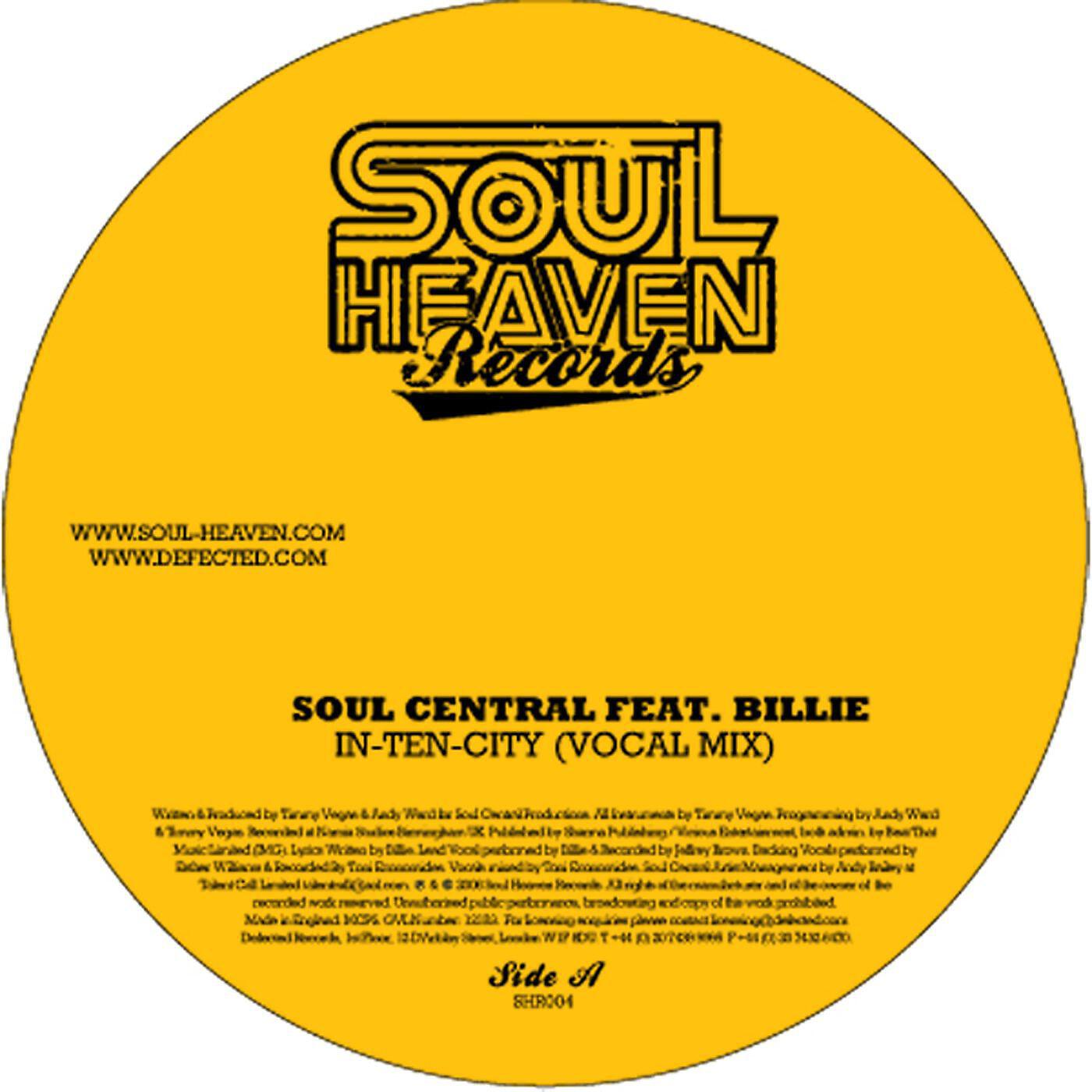 SOUL CENTRAL - In-Ten-City (feat. Billie )