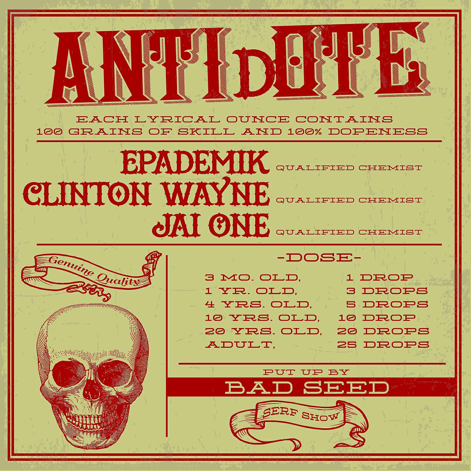 Epademik - Antidote (feat. Clinton Wayne & Jai One)