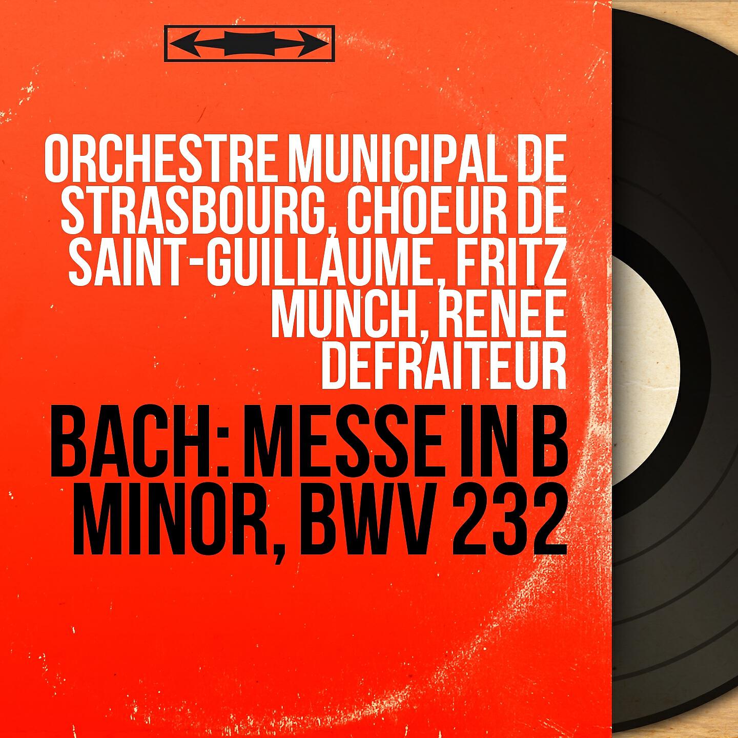 Orchestre municipal de Strasbourg - Messe in B Minor, BWV 232, Gloria: Quoniam tu solus sanctus