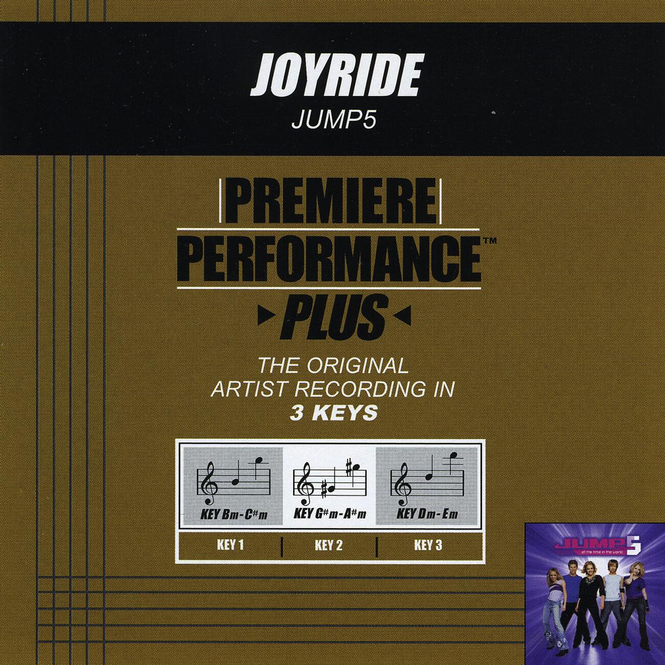 Jump5 - Joyride (Performance Track In Key Of Bm/C#m Without Background Vocals)