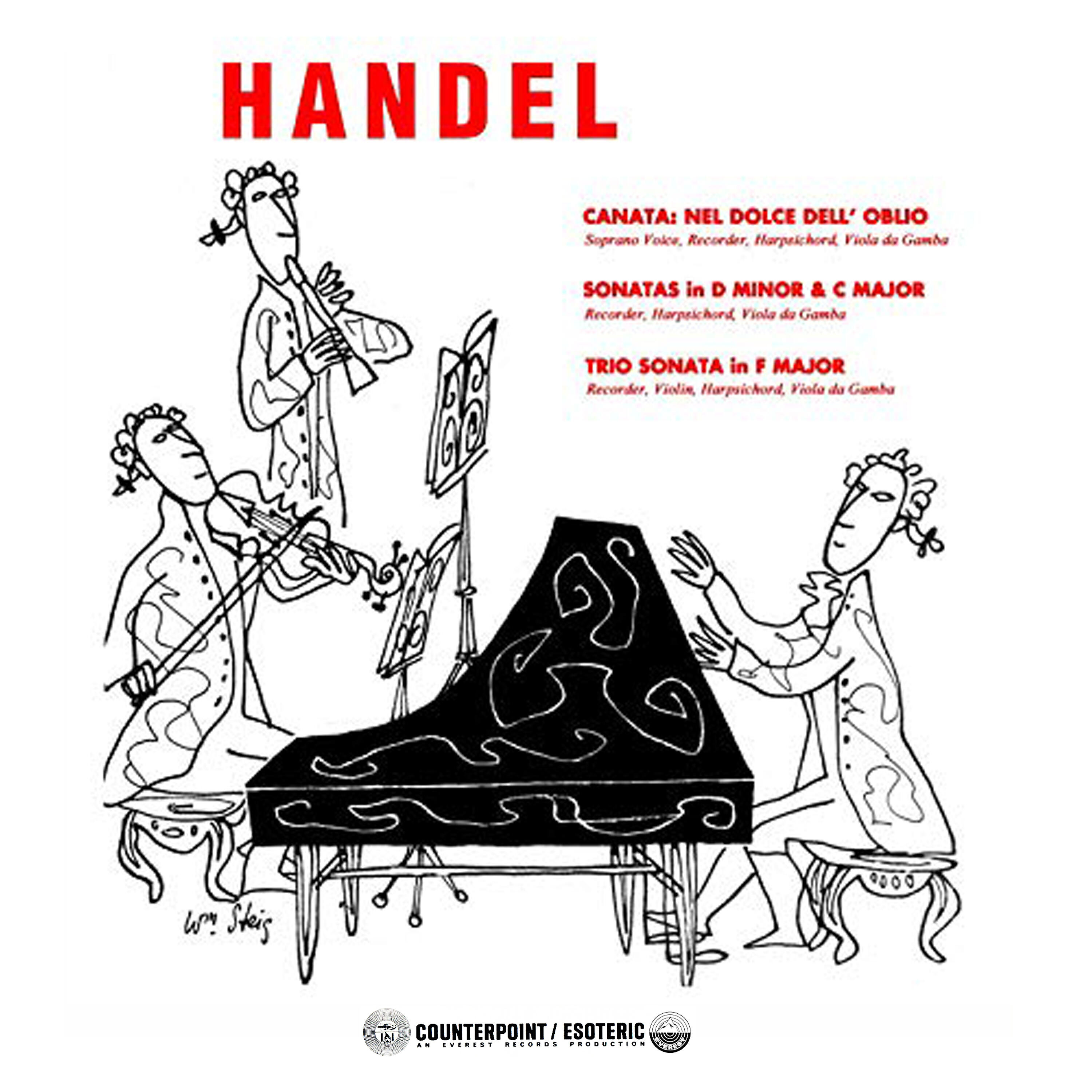 New York Pro Musica Antiqua - Recorder Sonata in D Minor, HWV 367a: IV. Adagio